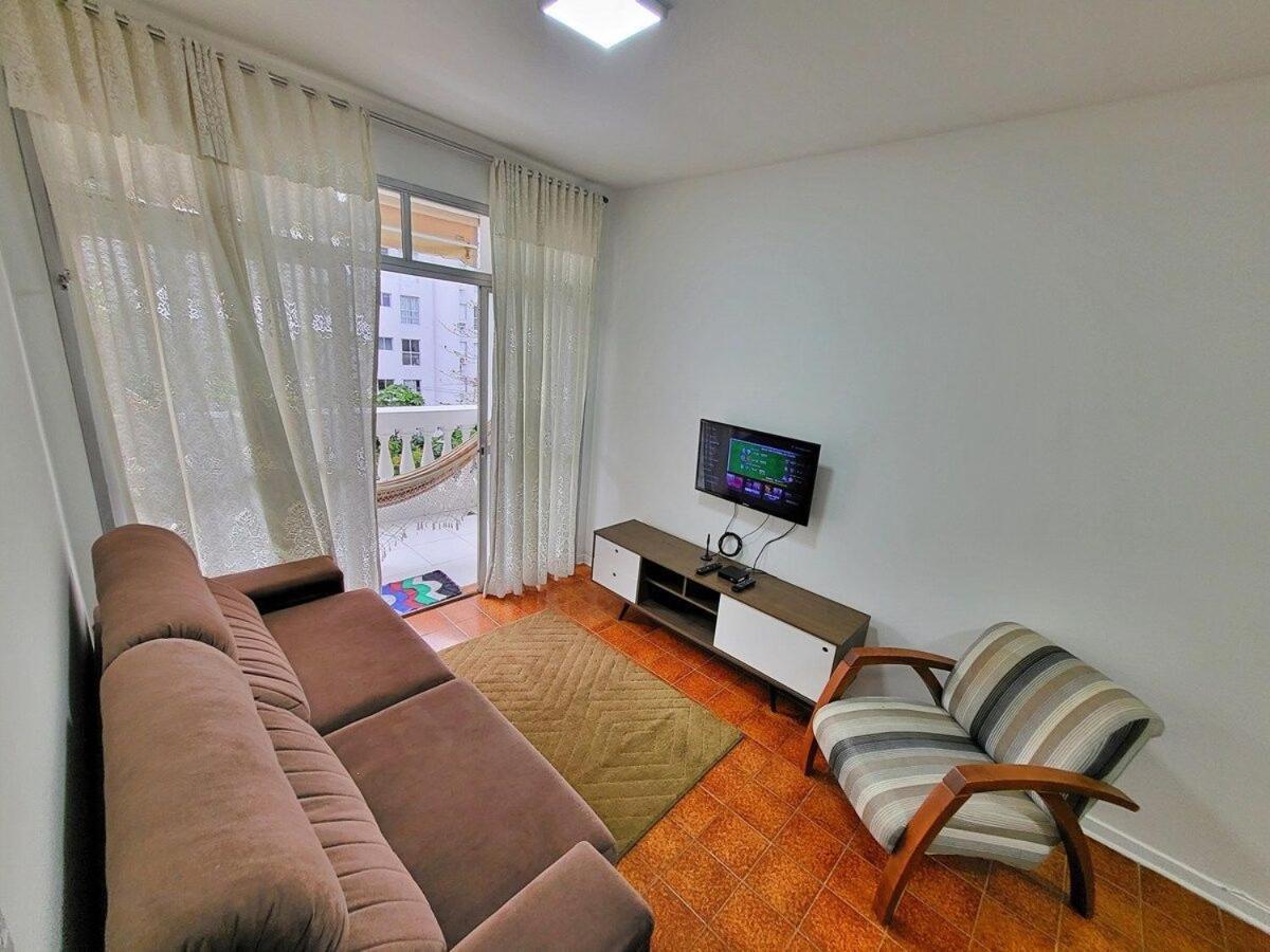 Ap 02 Dorms - Enseada - Com Sacada, Ar-Cond, Wi-Fi, 01 Vaga, Lado Praia 과루자 외부 사진