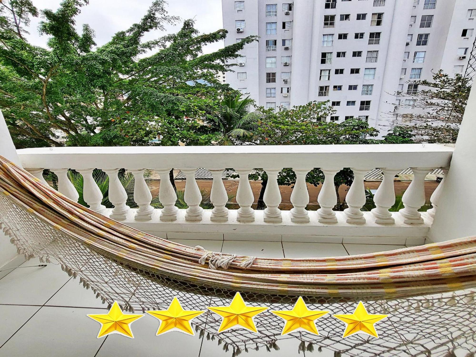 Ap 02 Dorms - Enseada - Com Sacada, Ar-Cond, Wi-Fi, 01 Vaga, Lado Praia 과루자 외부 사진